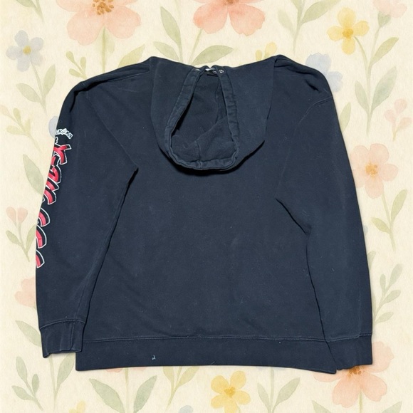 Pokémon Santa Cruz Hoodie 2XL Black Graphic Pullover Skate Anime Sweatshirt - Picture 2 of 3